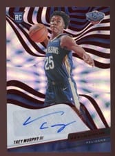 2021-22 Panini Revolution Rookie Autographs Trey Murphy III #RA-TMY card