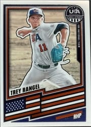2026 Panini Stars & Stripes Prizm Base Set Trey Rangel #62 card