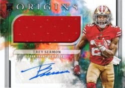 2021 Panini Origins Base Set Trey Sermon #178 card