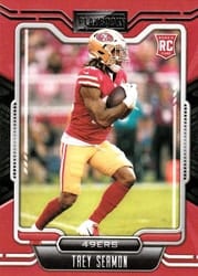 2021 Panini Playbook Base Set Trey Sermon #126 card