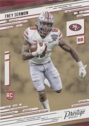 2021 Panini Prestige Base Set Trey Sermon #242 card