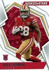 2021 Panini Rookies & Stars Base Set Trey Sermon #124 card