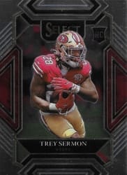 2021 Panini Select Base Set Trey Sermon #268 card
