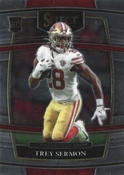 2021 Panini Select Base Set Trey Sermon #68 card