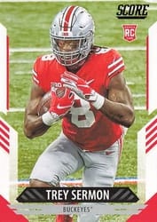 2021 Score Base Set Trey Sermon #313 card