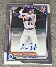 2024 Bowman Draft Chrome Prospect Autographs Trey Snyder #CPA-TSN card