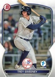 2023 Bowman 1st Edition Base Set Trey Sweeney #BPPF-119 card
