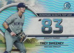 2023 Bowman Bowman Scouts Top 100 Trey Sweeney #BTP-83 card
