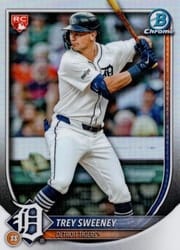 2025 Bowman Chrome Base Set Trey Sweeney #25b card