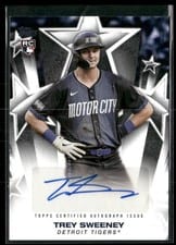 2025 Topps Baseball Stars Autographs Trey Sweeney #BSA-TRE card