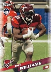 2019 Topps AAF Base Set Trey Williams #162 card