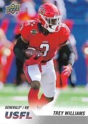 2023 Upper Deck USFL Base Set Trey Williams #13 card