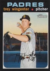 2020 Topps Heritage Base Set Trey Wingenter #625 card