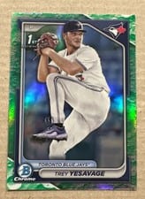 2024 Bowman Draft Chrome Trey Yesavage Lunar Glow Refractor #BDC-92 card