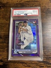 2024 Bowman Draft Chrome Trey Yesavage Purple Refractor #BDC-92 card