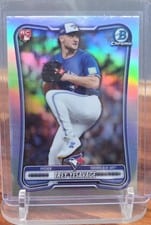 2024 Bowman Draft Chrome Trey Yesavage Red Refractor #BDC-92 card