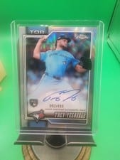 2024 Bowman Draft Chrome Prospect Autograph Trey Yesavage Blue Refractor #CPA-TY card