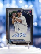 2024 Bowman Draft Chrome Prospect Autographs Trey Yesavage #CPA-TY card
