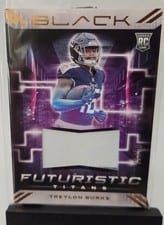 2022 Panini Black Futuristic Treylon Burks #FUT-TBU card