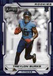 2022 Panini Chronicles Playoff Momentum Rookies Treylon Burks #PMR-12 card