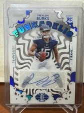 2022 Panini Illusions Funkadelic Signatures Treylon Burks #F-19 card