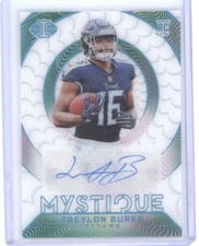 2022 Panini Illusions Mystique Autographs Treylon Burks #M-12 card