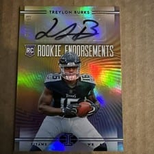2022 Panini Illusions Rookie Endorsements Treylon Burks #RE-TB card