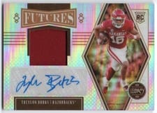 2022 Panini Legacy Futures Patch Autographs Treylon Burks #FP-TB card