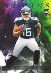 2022 Panini Origins Base Set Treylon Burks #110 card
