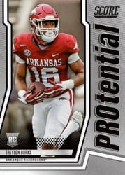2022 Score PROtential Treylon Burks #P-TB card