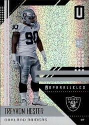 2018 Panini Unparalleled Base Set Treyvon Hester #156 card