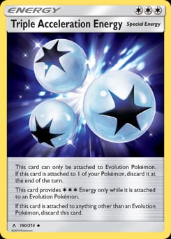 Unbroken Bonds Triple Acceleration Energy #190 card