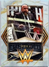2026 Topps Chrome WWE Embedded Triple H #EMB-1 card