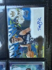 2024-25 Panini Court Kings Fresh Paint Autographs Tristan da Silva #FP-TDS card