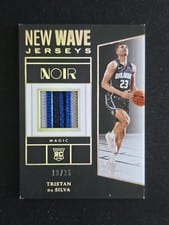 2024-25 Panini Noir New Wave Jerseys Set Tristan da Silva #26 card