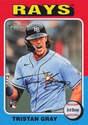 2024 Topps Heritage Base Set Tristan Gray #607 card
