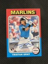 2024 Topps Heritage Real One Autograph Tristan Gray #ROATG card