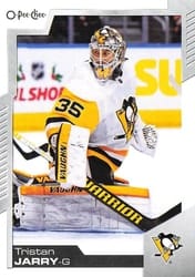 2020-21 O-Pee-Chee Base Set Tristan Jarry #444 card