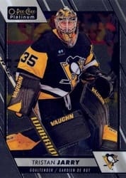 2023-24 O-Pee-Chee Platinum Base Set Tristan Jarry #17 card