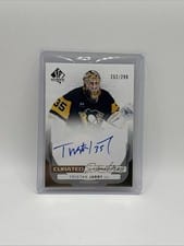 2024-25 SP Authentic Curated Signatures Tristan Jarry #SPC-TJ card