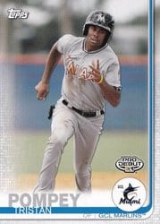2019 Topps Pro Debut Base Set Tristan Pompey #174 card