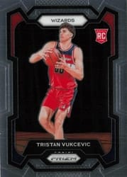 2023-24 Panini Prizm Base Set Tristan Vukcevic #126 card