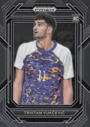 2023 Panini Prizm Draft Picks Base Set Tristan Vukcevic #38 card