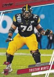 2020 Panini Prestige Base Set Tristan Wirfs #260 card