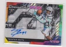 2025 Leaf Vivid Domination 2030 Autographs Tristen Keys #DA-TK1 card