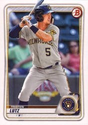 2020 Bowman Draft Base Set Tristen Lutz #BD-68 card