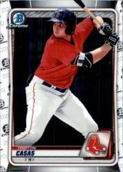 2020 Bowman Chrome Prospects Triston Casas #BCP-208 card