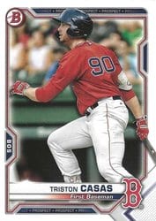 2021 Bowman Prospects Triston Casas #BP-84 card