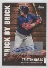 2022 Topps Pro Debut Brick by Brick Autographs Triston Casas #BB-10 card
