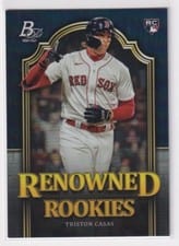 2023 Bowman Platinum Renowned Rookies Autographs Triston Casas #RR-10 card